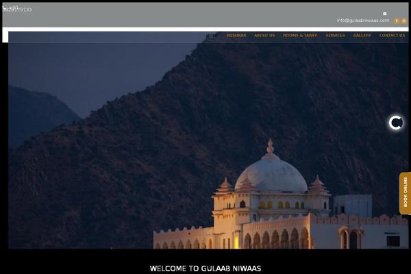 gulaabniwaas.com site used Wp_mykonos5