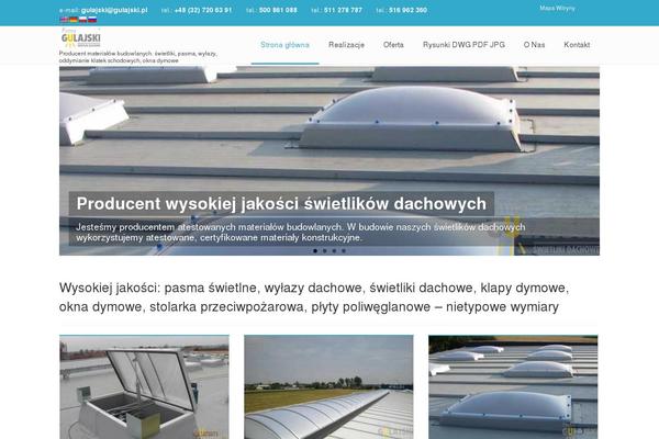 gulajski.pl site used Gulajski-child
