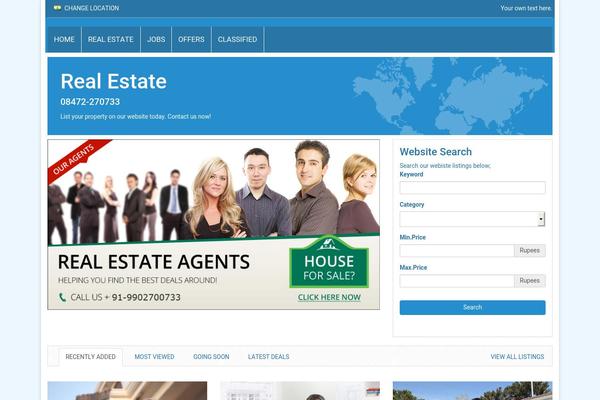 RT theme site design template sample
