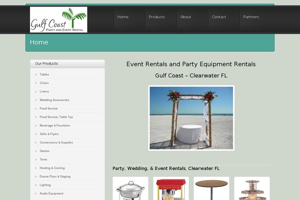 gulfcoastpartyandevent.com site used Desire_wp