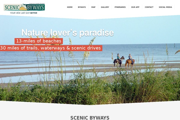 gulfcoastscenicbyways.com site used Oceanplaza_woo_v1.5