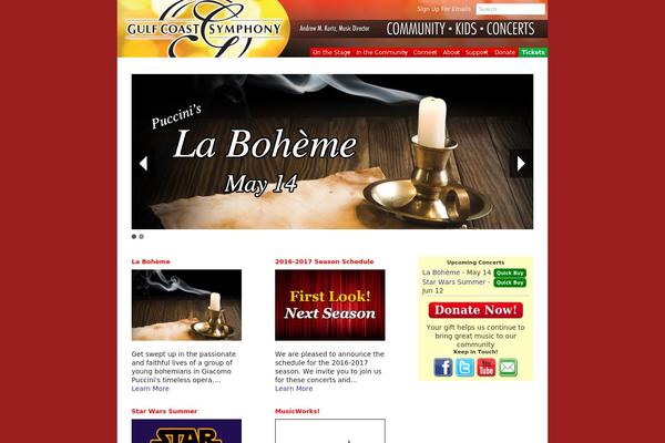 gulfcoastsymphony.org site used Gcs