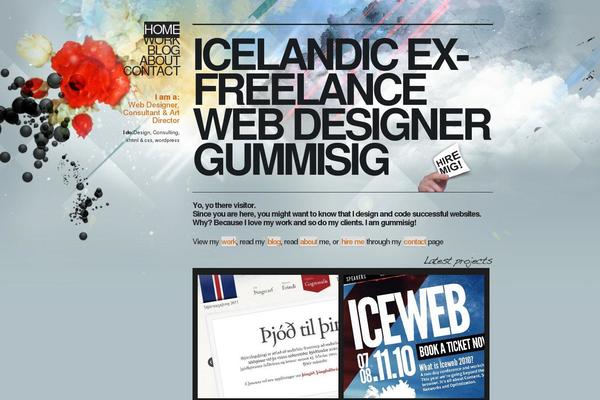 New theme site design template sample
