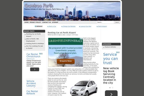 Rhea theme site design template sample