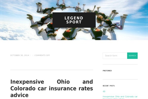Hemingway theme site design template sample