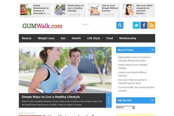 Metro theme site design template sample