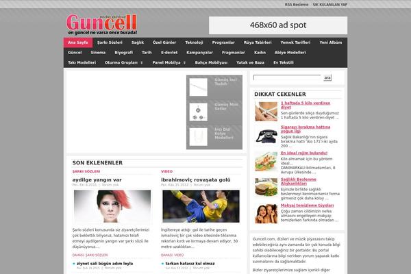 The Stars theme site design template sample