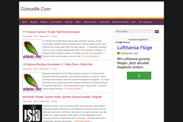 Site using Table of Contents Plus plugin