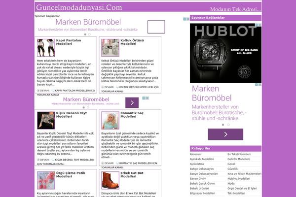 Channel theme site design template sample