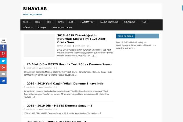 MH Magazine theme site design template sample