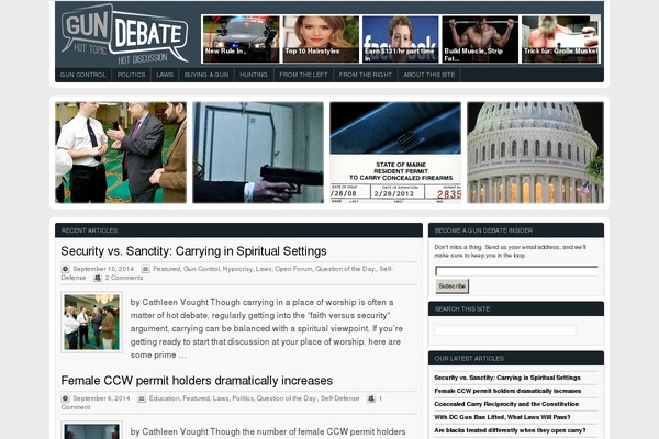 Massive News theme site design template sample