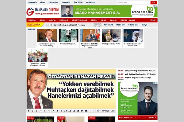 Yhaber theme site design template sample