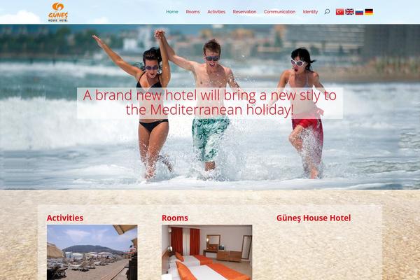 Divi2 theme site design template sample