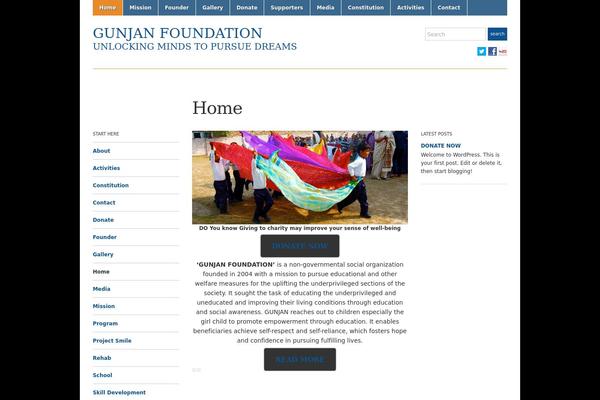 Site using Advanced WP Columns plugin