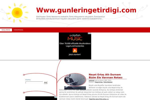WarmWinter theme site design template sample