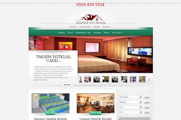 ElegantEstate theme site design template sample
