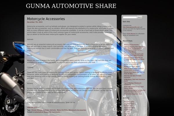 Glossy Stylo theme site design template sample