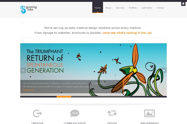 gunninglabs.com site used Cubismo_theme