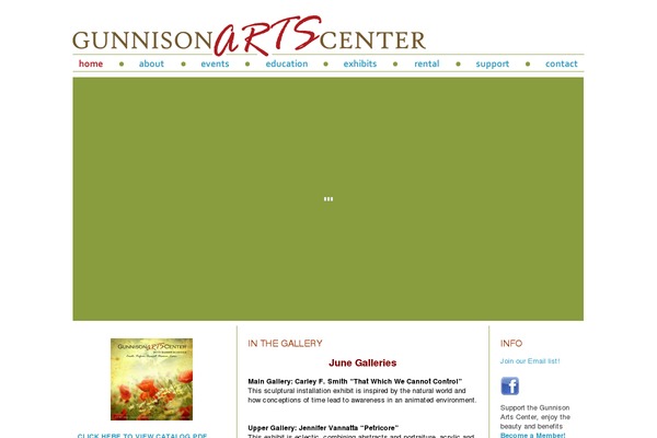 Gac theme site design template sample
