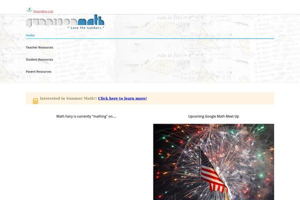gunnisonmath.com site used Gunnisonmath