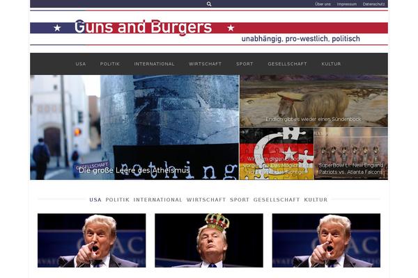 MightyMag theme site design template sample