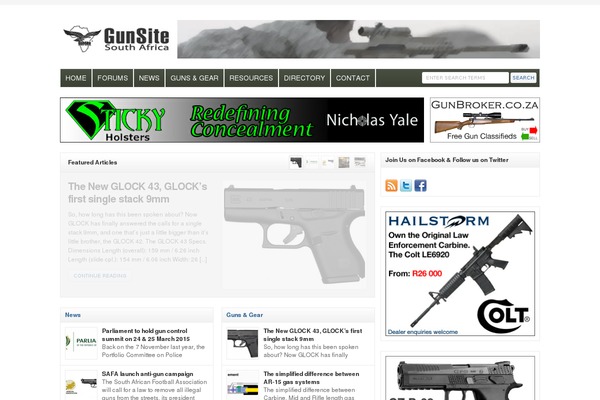 gunsite.co.za site used Wp-clear323