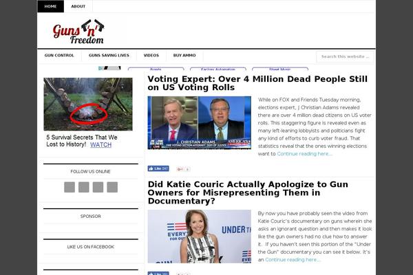 News Pro theme site design template sample