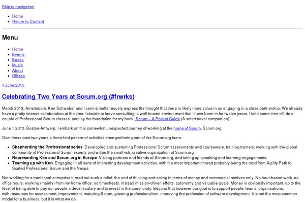 Site using VideoPress plugin