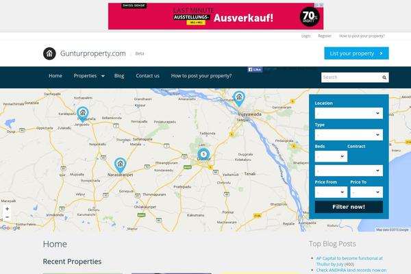 Realia theme site design template sample