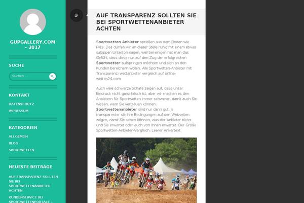 Writr theme site design template sample