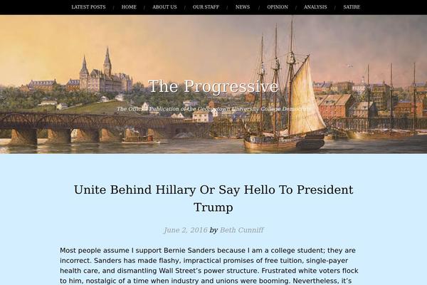 Flat theme site design template sample