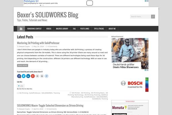 HappenStance theme site design template sample