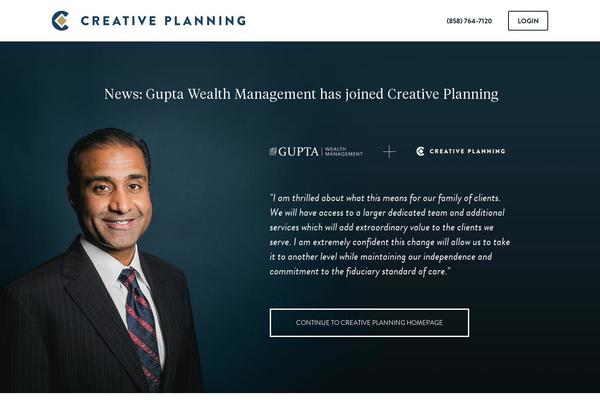 guptawealthmanagement.com site used Creative-planning