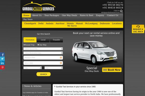 Site using WordPress Thumbnail Slider plugin