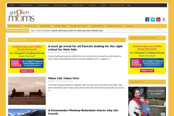 Extra theme site design template sample