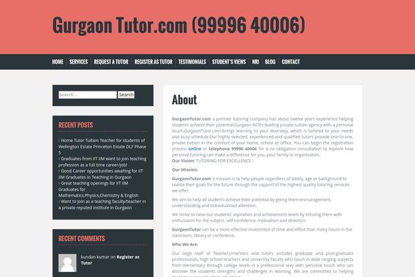 Solon theme site design template sample