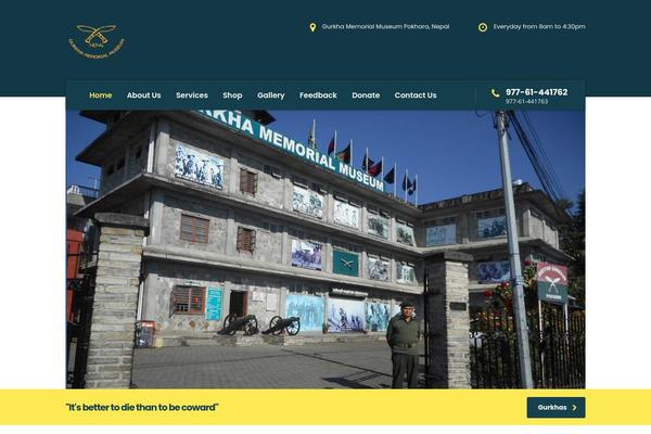 gurkhamuseum.org.np site used Gurkha-museum