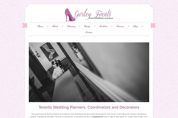 Sugar and Spice theme site design template sample