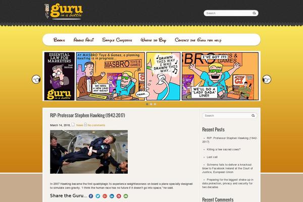 Wpcartoons theme site design template sample