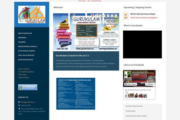 Foundation theme site design template sample