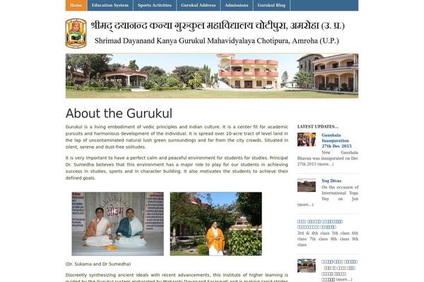 Academica theme site design template sample