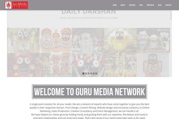 Jarvis theme site design template sample