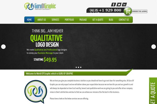 guruofgraphic.com site used Guru