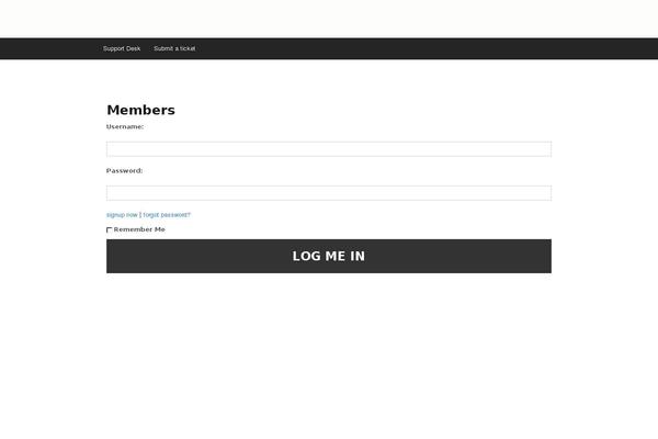Site using OptimizeMember plugin