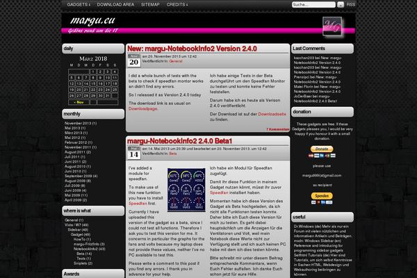 Site using WP Ajax Edit Comments plugin