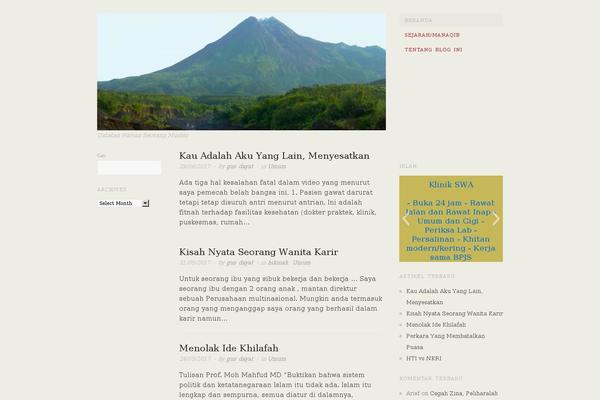 Ascetica theme site design template sample
