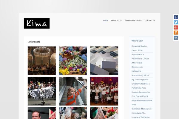 guseva.net site used Myfolio