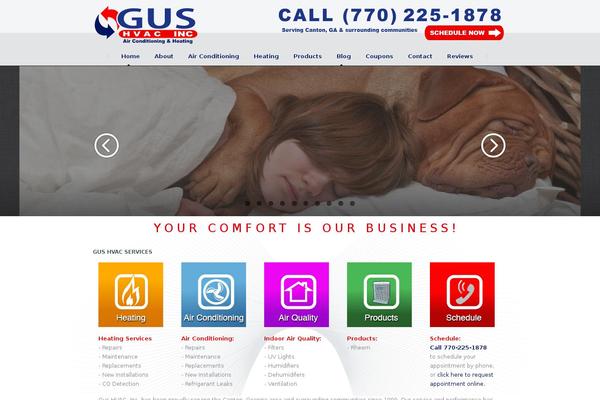 Athena theme site design template sample