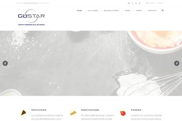 My College theme site design template sample