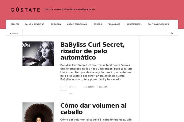 JustWrite theme site design template sample